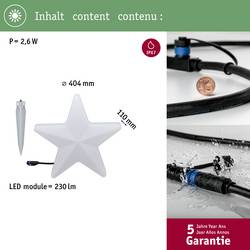 Paulmann 94184 Osvětlovací systém Plug&Shine dekorativní LED osvětlení LED 2.8 W teplá bílá bílá