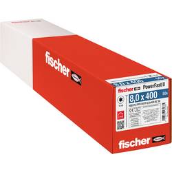 Fischer 568176 PowerFast II talířové šrouby 8 mm 400 mm vnitřní hvězdice ocel galvanizováno zinkem 50 ks