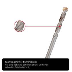 kwb 039700 kalená ocel spirálový vrták na kámen 1 ks 10 mm Celková délka 120 mm válcová stopka 1 ks