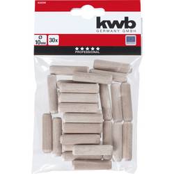 kwb 028200 dřevěná hmoždinka 40 mm 10 mm 30 ks