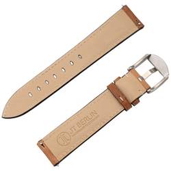 JT Berlin Watchband Charlie náramek 44 mm, 40 mm, 47 mm, 43 mm, 45 mm, 46 mm, 42 mm, 41 mm M hnědá, nerezová ocel
