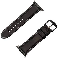 JT Berlin Watchband Charlie náramek 42 mm, 44 mm, 45 mm, 49 mm M černá Watch Series 1, Watch Series 2, Watch Series 3, Watch Series 4, Watch Series 5, Watch