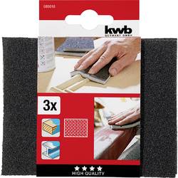 kwb 089010 Brusná houba NA DŘEVO a KOV, jemná 3 ks