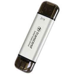 Transcend ESD310S 2 TB, externí SSD disk, USB 3.2 (Gen 2) , USB-C®, stříbrná
