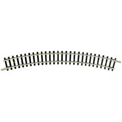22223 kolej N Fleischmann (bez uložení) zahnutá kolej 30 ° 261.8 mm 12 ks