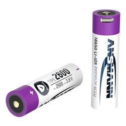 Ansmann 18650-2,6 USB-C® akumulátor 18650 Li-Ion 3.7 V 2600 mAh 1 ks