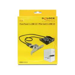 Delock 61893 2 + 2 port karta USB 3.0 USB 3.2 (Gen 1x1) PCIe