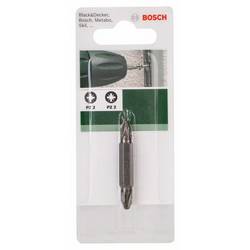 Bosch Accessories 2609255957 oboustranný bit Pohon (šroubovák): 1/4 (6,3 mm) Typ zakončení: křížový PZ PZ 2 45 mm