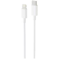 Renkforce USB kabel USB 2.0 USB-C ® zástrčka, Apple Lightning konektor 2.00 m bílá (ledový vzor) RF-5724080