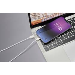 Renkforce USB kabel USB 2.0 USB-C ® zástrčka, Apple Lightning konektor 2.00 m bílá (ledový vzor) RF-5724080