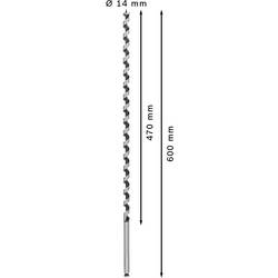 Bosch Accessories 2608585718 hadovitý vrták 14 mm Celková délka 600 mm šestihran 1 ks