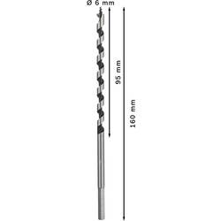 Bosch Accessories 2608585694 hadovitý vrták 6 mm Celková délka 160 mm šestihran 1 ks