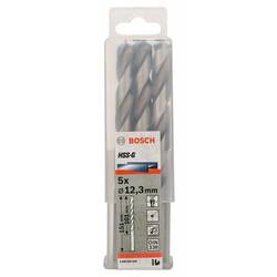 Bosch Accessories 2608585540 HSS kovový spirálový vrták 12.3 mm Celková délka 151 mm broušený DIN 338 válcová stopka 5 ks