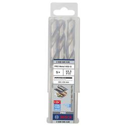 Bosch Accessories 2608585539 HSS kovový spirálový vrták 12.2 mm Celková délka 151 mm broušený DIN 338 válcová stopka 5 ks