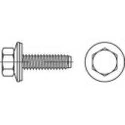 TOOLCRAFT 1070012 vrut na dřevěné fasády 6.3 mm 90 mm vnější šestihran 88276 nerezová ocel A2 150 ks