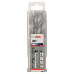 Bosch Accessories 2608585530 HSS kovový spirálový vrták 11.1 mm Celková délka 142 mm broušený DIN 338 válcová stopka 5 ks