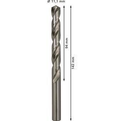 Bosch Accessories 2608585530 HSS kovový spirálový vrták 11.1 mm Celková délka 142 mm broušený DIN 338 válcová stopka 5 ks