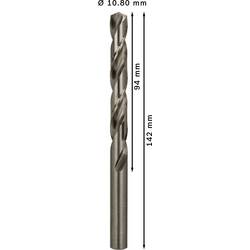 Bosch Accessories 2608585528 HSS kovový spirálový vrták 10.8 mm Celková délka 142 mm broušený DIN 338 válcová stopka 5 ks