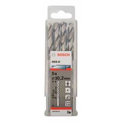 Bosch Accessories 2608585523 HSS kovový spirálový vrták 10.2 mm Celková délka 133 mm broušený DIN 338 válcová stopka 5 ks