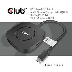 club3D CSV-1550 USB-C® / DisplayPort adaptér černá 0.13 m
