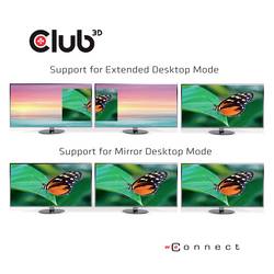 club3D CSV-1550 USB-C® / DisplayPort adaptér černá 0.13 m