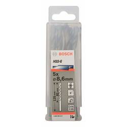 Bosch Accessories 2608585512 HSS kovový spirálový vrták 8.6 mm Celková délka 125 mm broušený DIN 338 válcová stopka 5 ks