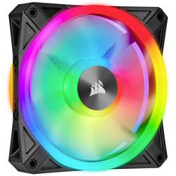 Corsair CORSAIR iCUE QL140 RGB - System Schrank-Gebläseset PC větrák s krytem černá, šedá (š x v x h) 14 x 14 x 2.5 cm včetně LED osvětlení