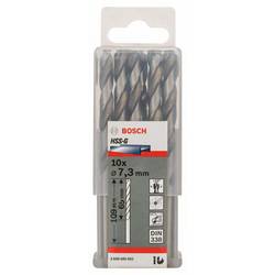 Bosch Accessories 2608585502 HSS kovový spirálový vrták 7.3 mm Celková délka 109 mm broušený DIN 338 válcová stopka 10 ks