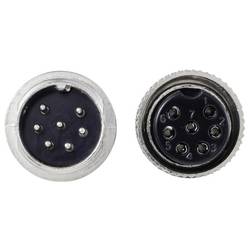 TRU COMPONENTS TC-13895616 kulatý konektor DIN, 1 sada