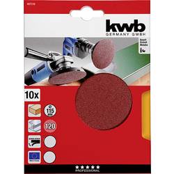 kwb 487310 brusný kotouč Průměr 115 mm Zrnitost=120 10 ks