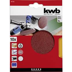 kwb 487320 brusný kotouč Průměr 115 mm Zrnitost=80 10 ks