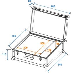 Roadinger 3012621F 3012621F case (kufr) (d x š x v) 335 x 460 x 185 mm