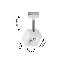 Paulmann Cube svítidla do lištových systémů (230 V) URail pevně vestavěné LED 8 W LED bílá, chrom