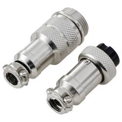TRU COMPONENTS TC-13895624 kulatý konektor DIN, 1 sada