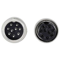 TRU COMPONENTS TC-13895624 kulatý konektor DIN, 1 sada