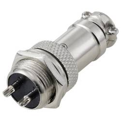 TRU COMPONENTS TC-13895632 kulatý konektor DIN, 1 sada