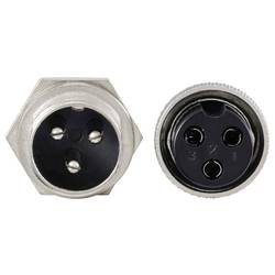 TRU COMPONENTS TC-13895636 kulatý konektor DIN, 1 sada