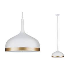 Paulmann Neordic Embla 79628 závěsné světlo LED E27 20 W bílá (matná), zlatá