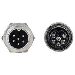 TRU COMPONENTS TC-13895592 kulatý konektor DIN, 1 sada