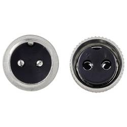 TRU COMPONENTS TC-13895596 kulatý konektor DIN, 1 sada