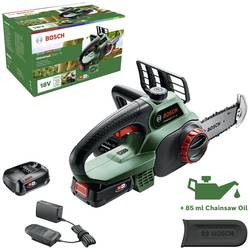 Bosch Home and Garden UniversalChain 18 akumulátor řetězová pila + akumulátor, s ochranným třmenem délka čepele 200 mm