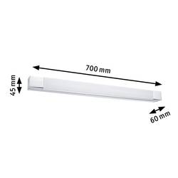 Paulmann Quasar 79715 LED osvětlení zrcadla 10.5 W teplá bílá chrom, bílá