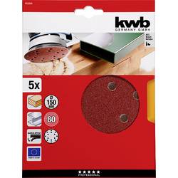 kwb 492008 brusný kotouč Průměr 150 mm Zrnitost=80 5 ks