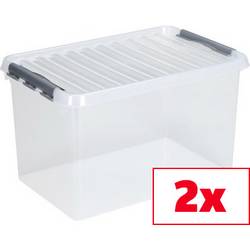 Helit úložný box Sunware Q-line transparentní 72 l (š x v x h) 40 x 60 x 42 cm 2 ks
