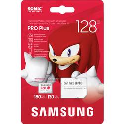 Samsung Sonic Edition - Knuckles paměťová karta microSDXC Retail 128 GB A2 Application Performance Class, v30 Video Speed Class, UHS-I U3 Zvláštní edice „Sonic