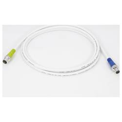 Maxtrack FK-IECS2,0L RJ45 síťové kabely, propojovací kabely 2 m bílá čtyřžilový stíněný, PVC plášť 1 ks