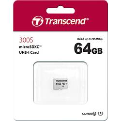 Transcend Premium 300S paměťová karta microSDXC 64 GB Class 10, UHS-I, UHS-Class 1