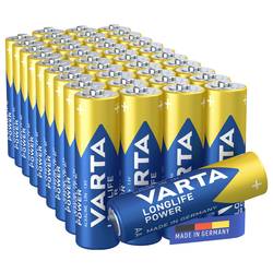 Varta Longlife Power tužková baterie AA alkalicko-manganová, 1.5 V, 40 ks