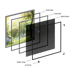 Renkforce RF-IS-600 RF-6683264 ochranná síť proti pylu (š x v) 1300 mm x 1500 mm černá 1 ks