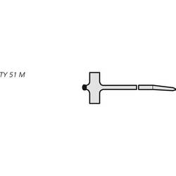 LAPP 61716020, KABELBINDER TY-RAP TY 51 M 92X2,4 NA, stahovací pásky, 500 ks